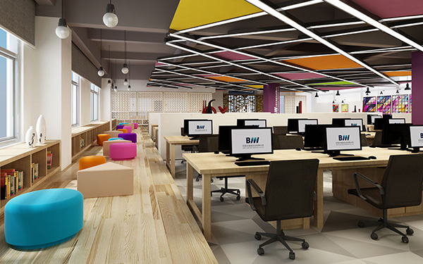 让装修发挥写字楼本身的效果