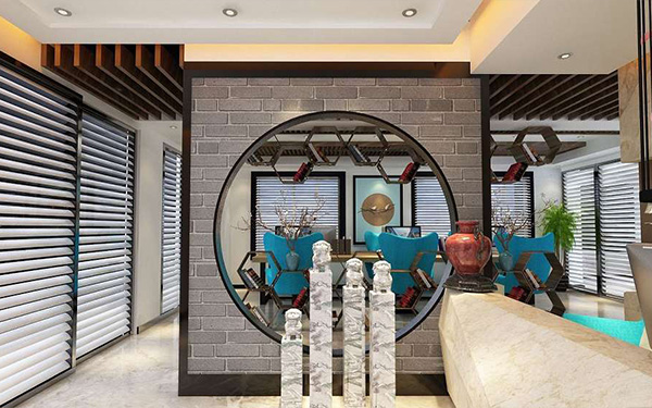 办公室装修融入中式元素       提高审美情趣